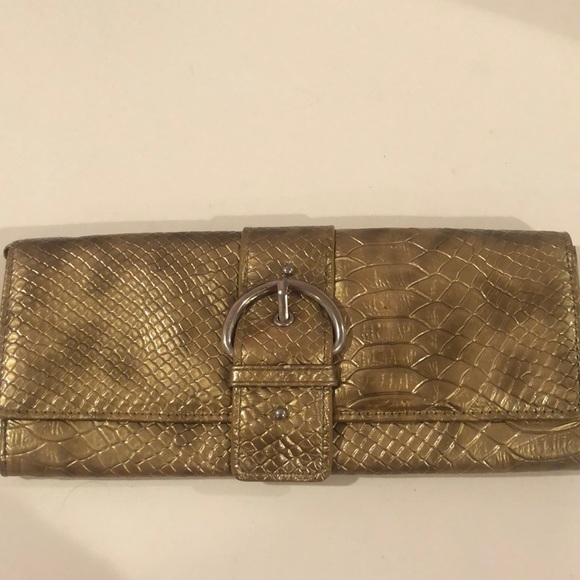 Golden wallet/clutch - Picture 1 of 4